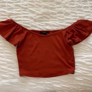 forever 21 off the shoulder top